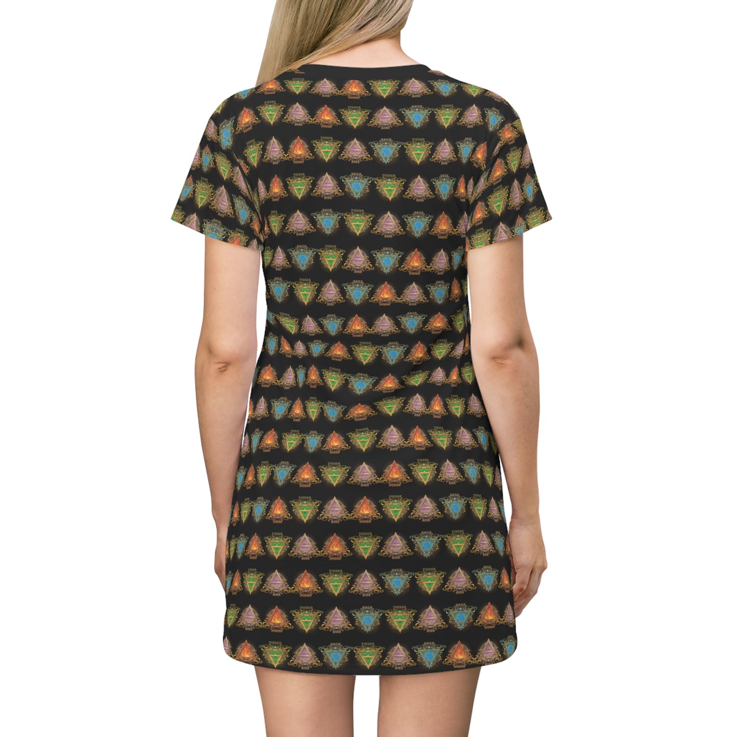 All Over Print T-Shirt Dress