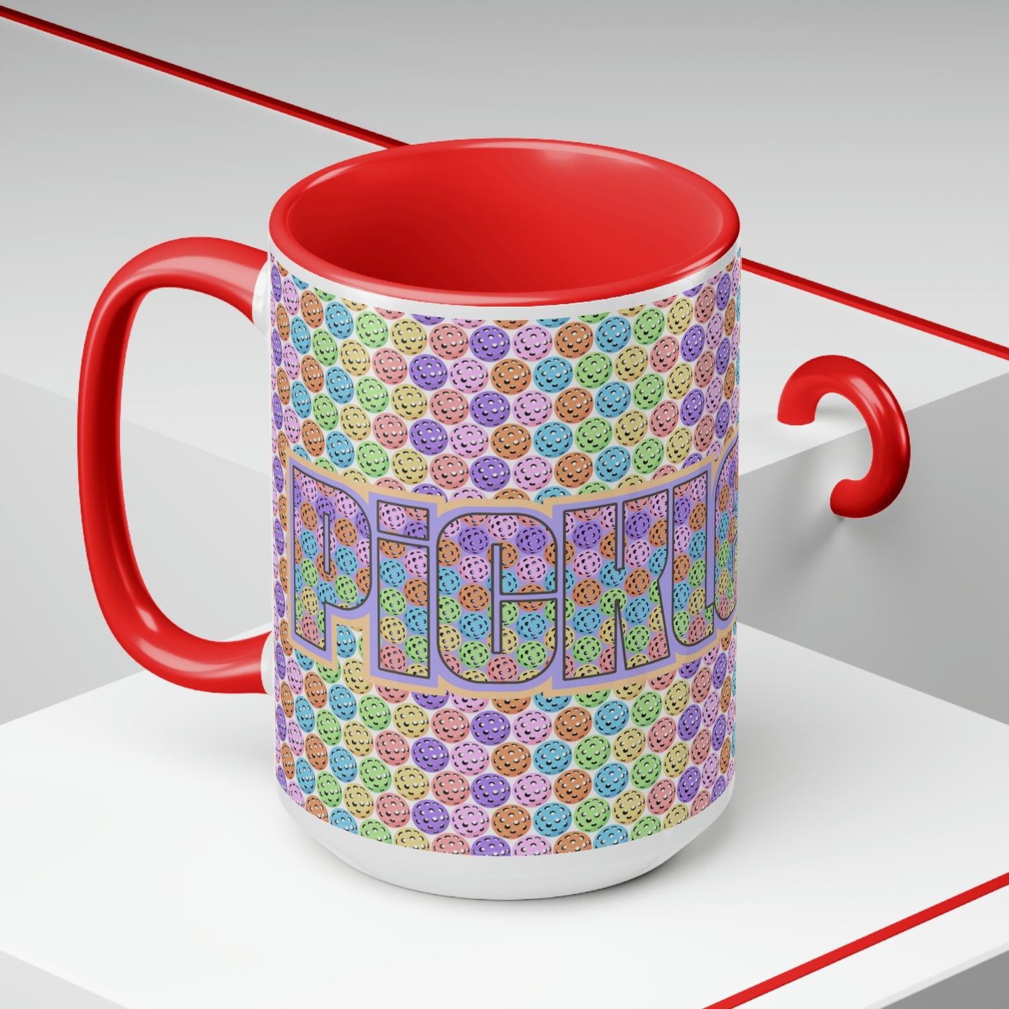 Two-Tone Coffee Mugs, 15oz