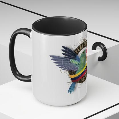 Two-Tone Coffee Mugs, 15oz