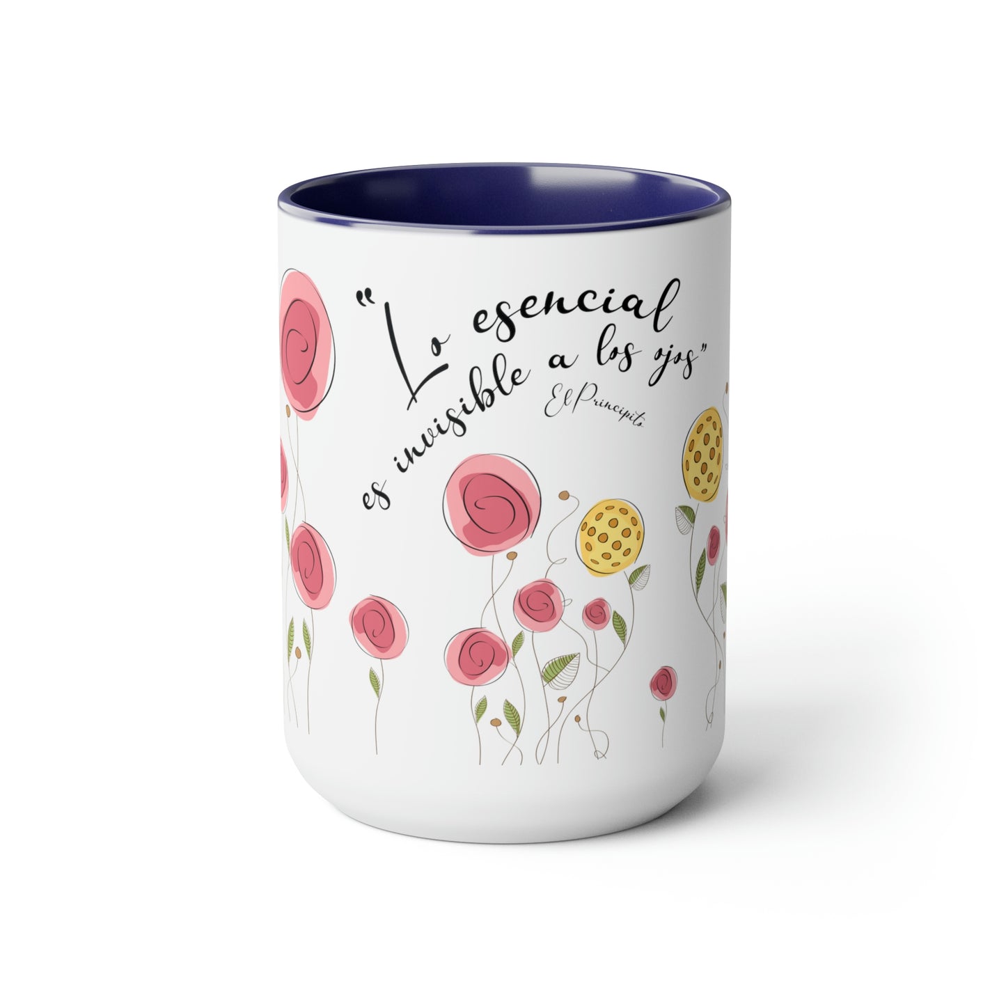 Two-Tone Coffee Mugs, 15oz