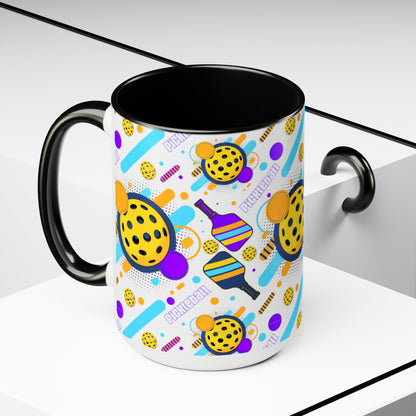 Two-Tone Coffee Mugs, 15oz