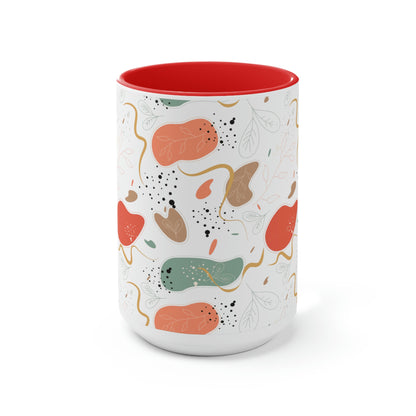 Two-Tone Coffee Mugs, 15oz