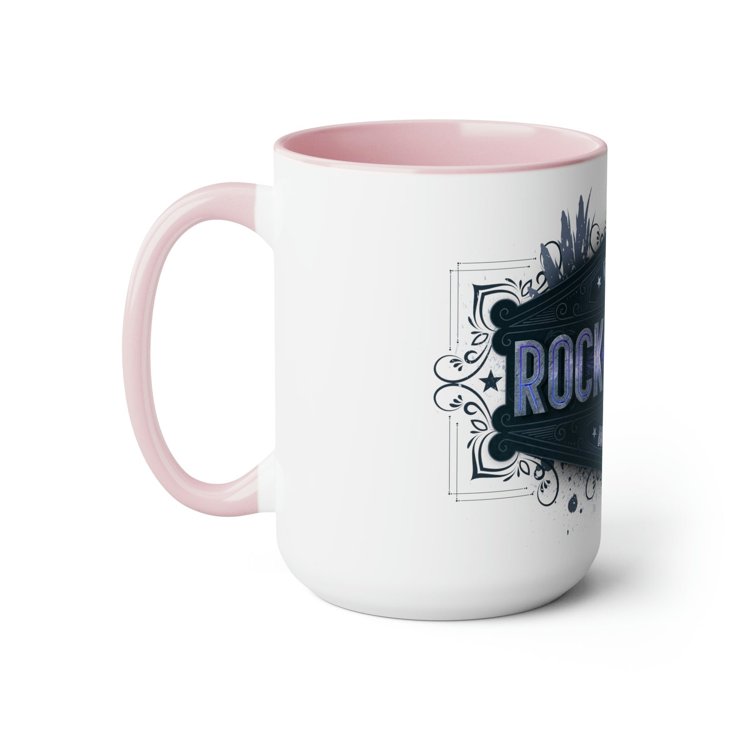 Two-Tone Coffee Mugs, 15oz