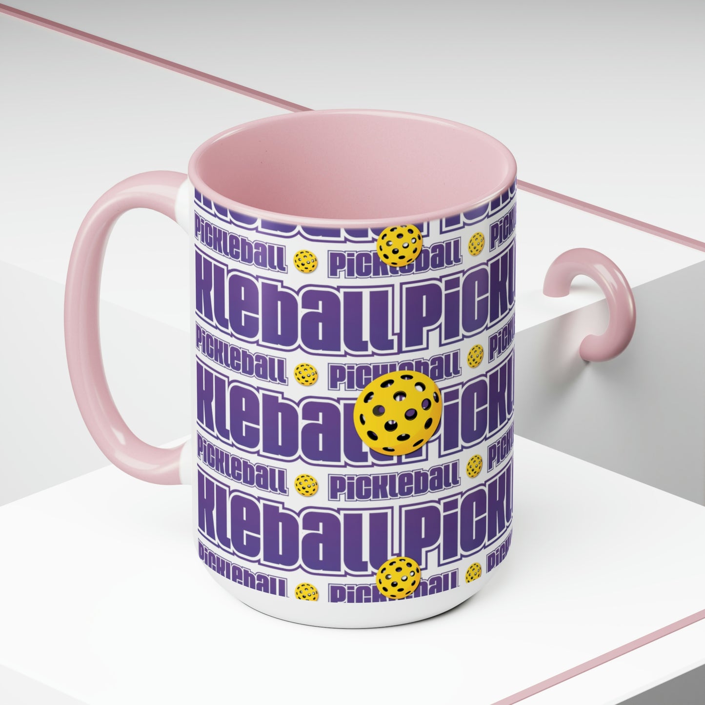 Two-Tone Coffee Mugs, 15oz