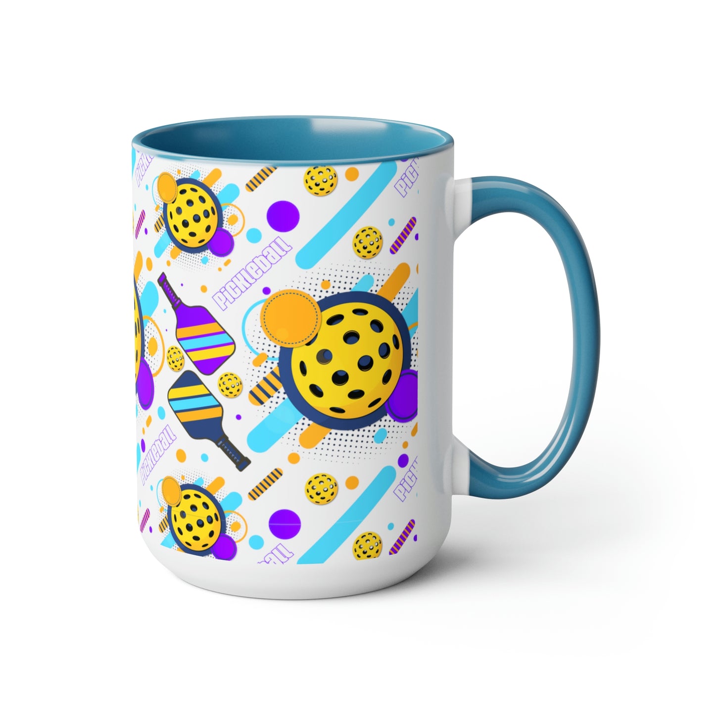 Two-Tone Coffee Mugs, 15oz