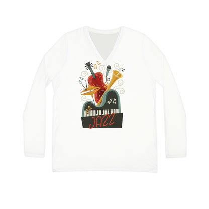 Women's Long Sleeve V-neck Shirt