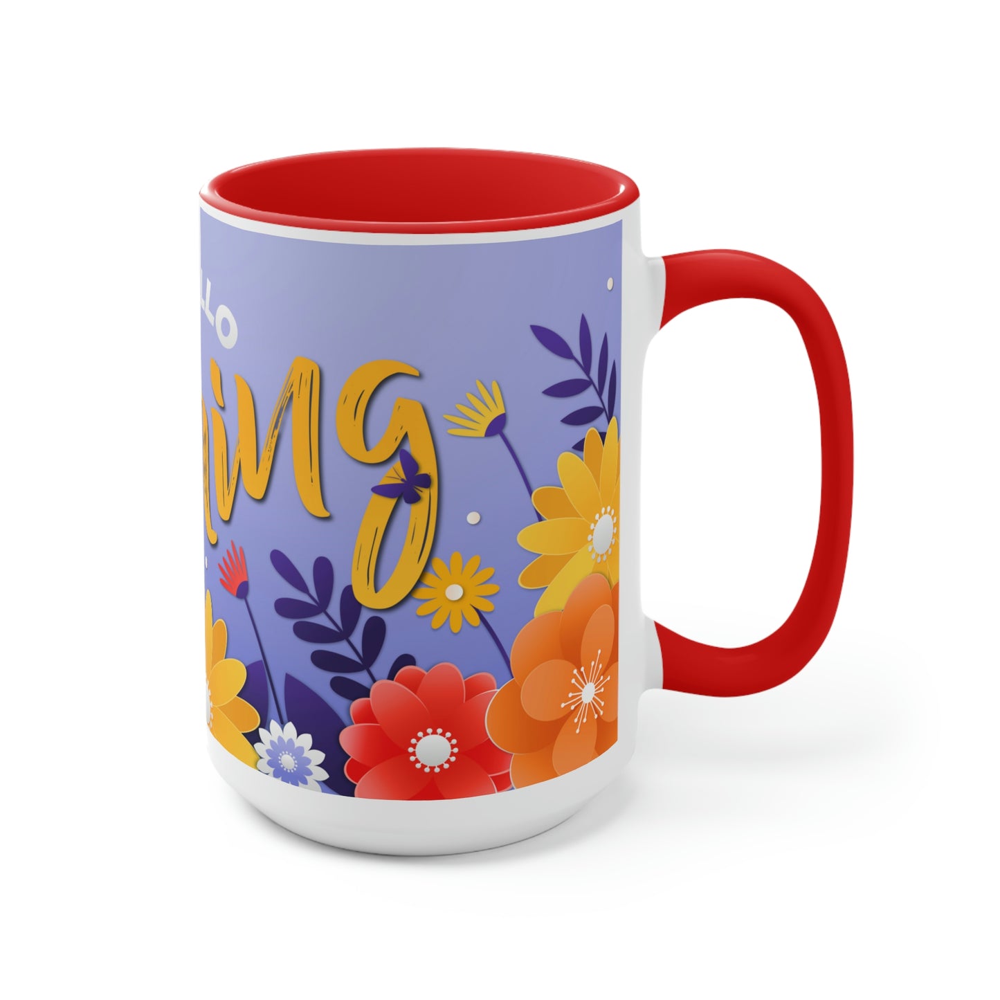 Two-Tone Coffee Mugs, 15oz
