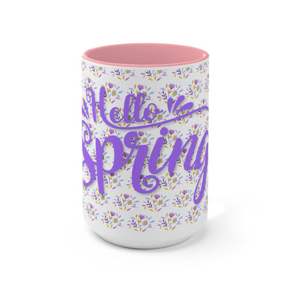 Two-Tone Coffee Mugs, 15oz