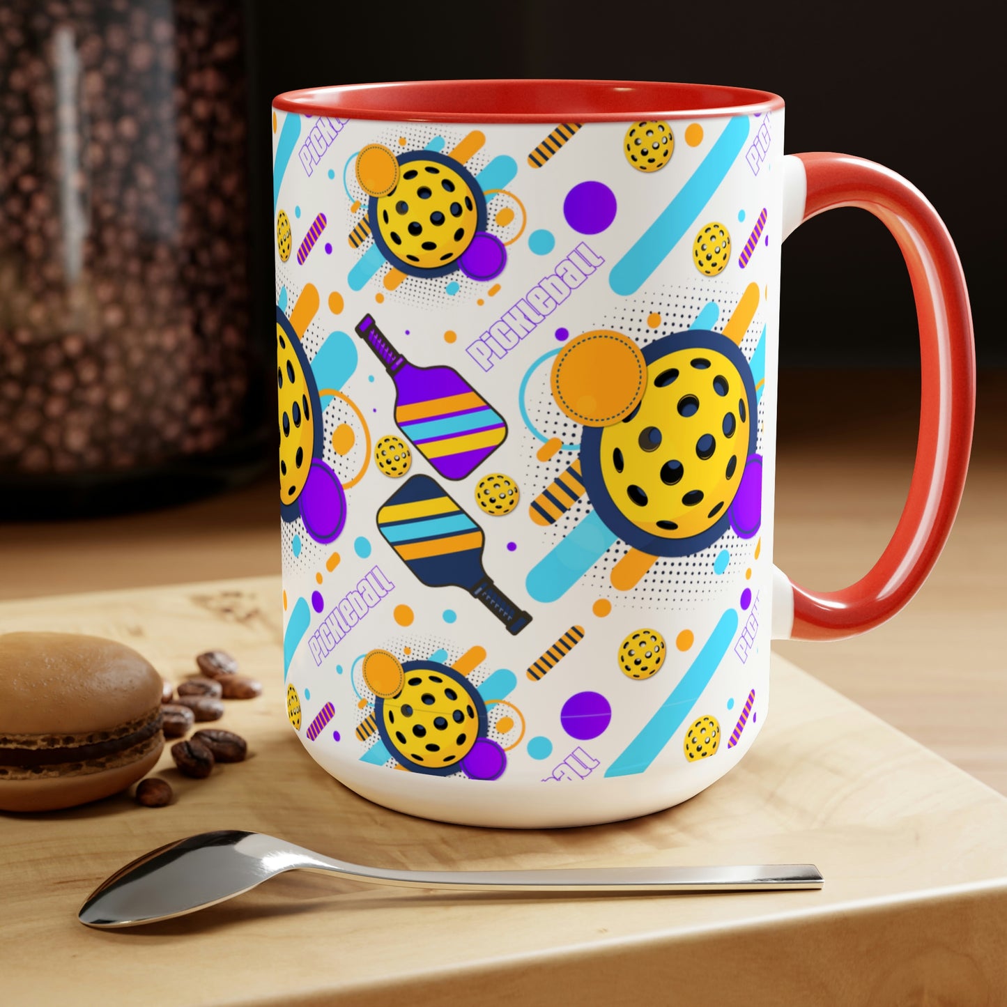 Two-Tone Coffee Mugs, 15oz