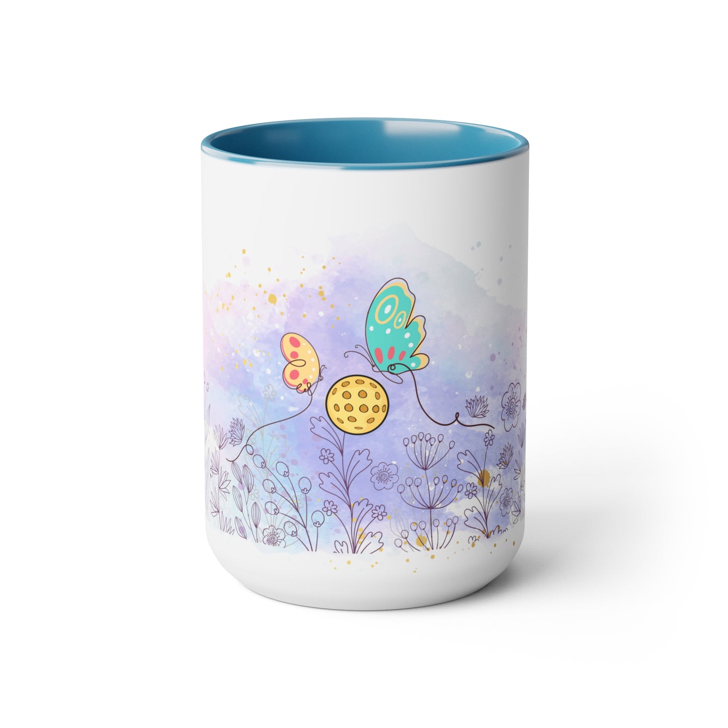 Two-Tone Coffee Mugs, 15oz