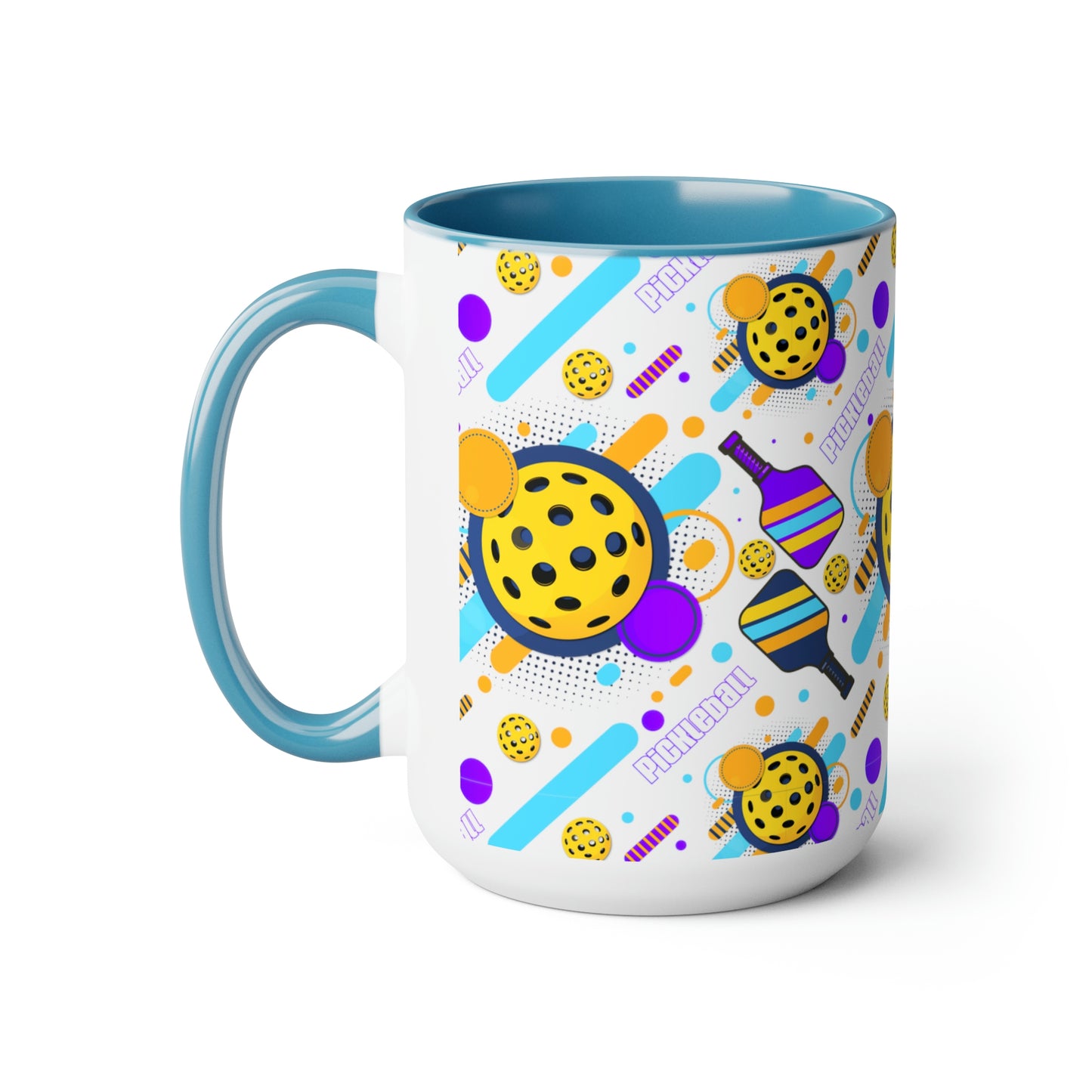 Two-Tone Coffee Mugs, 15oz