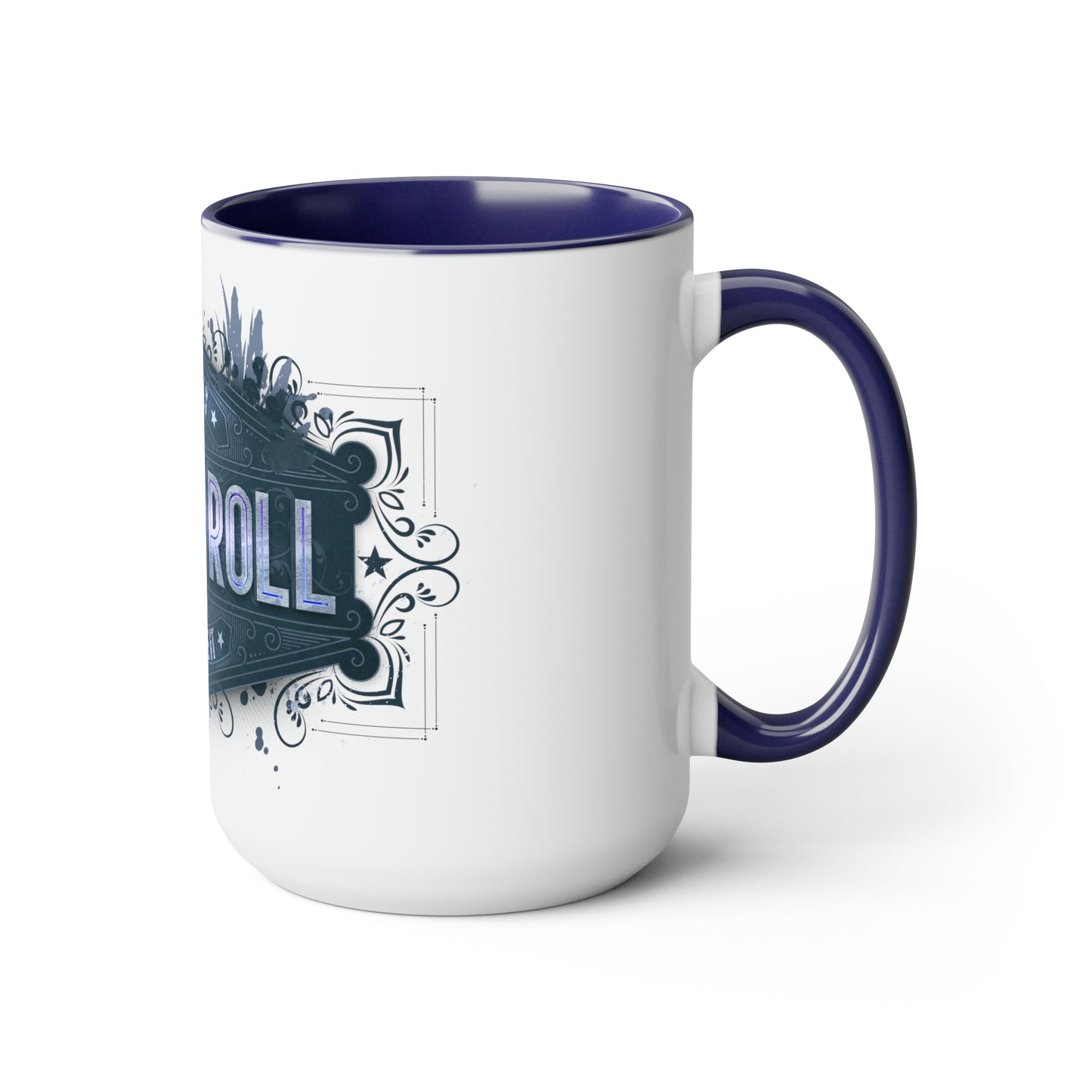 Two-Tone Coffee Mugs, 15oz