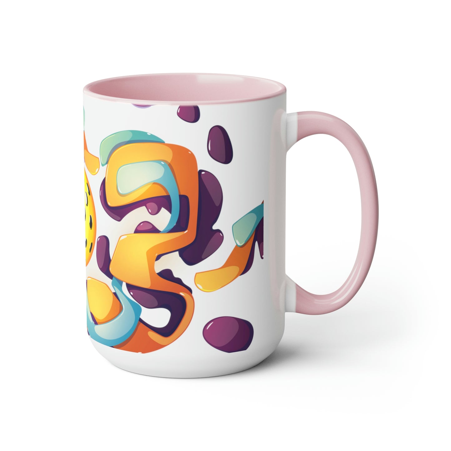Two-Tone Coffee Mugs, 15oz