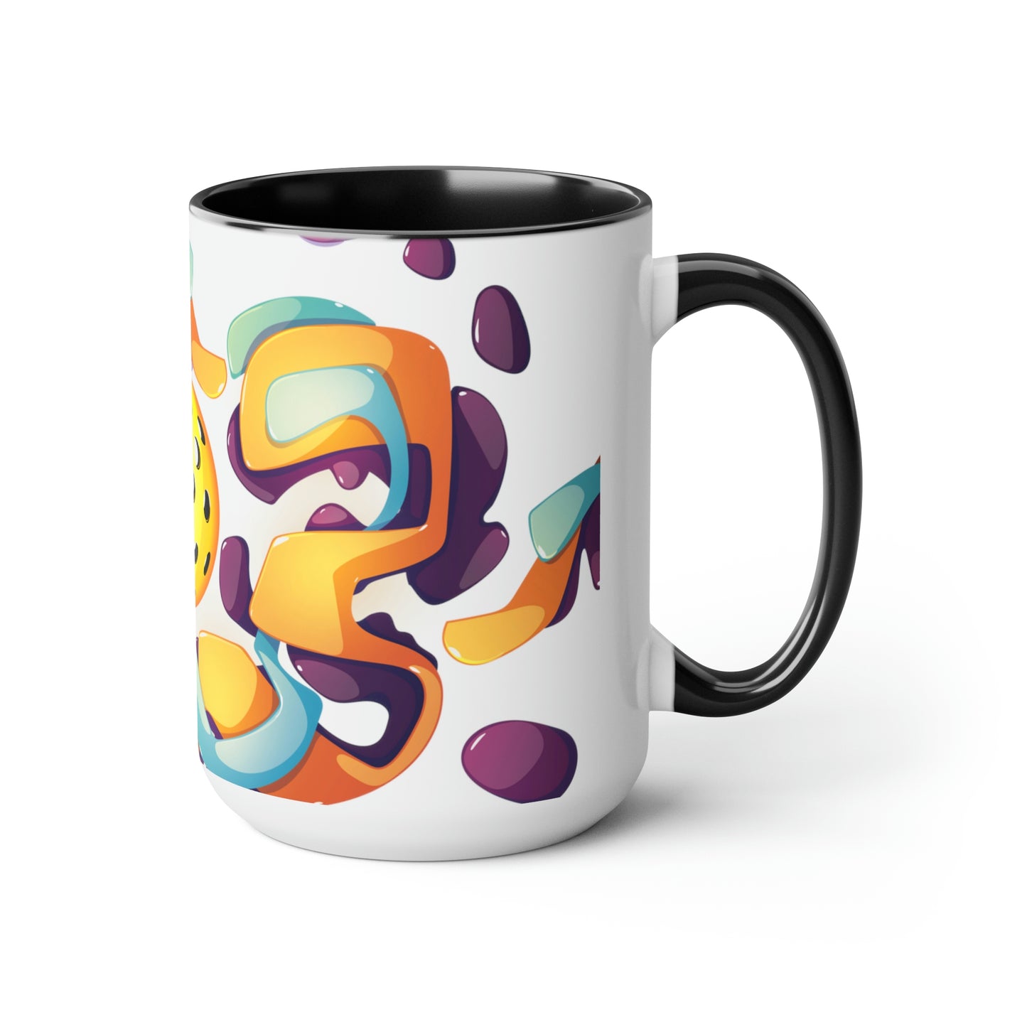 Two-Tone Coffee Mugs, 15oz