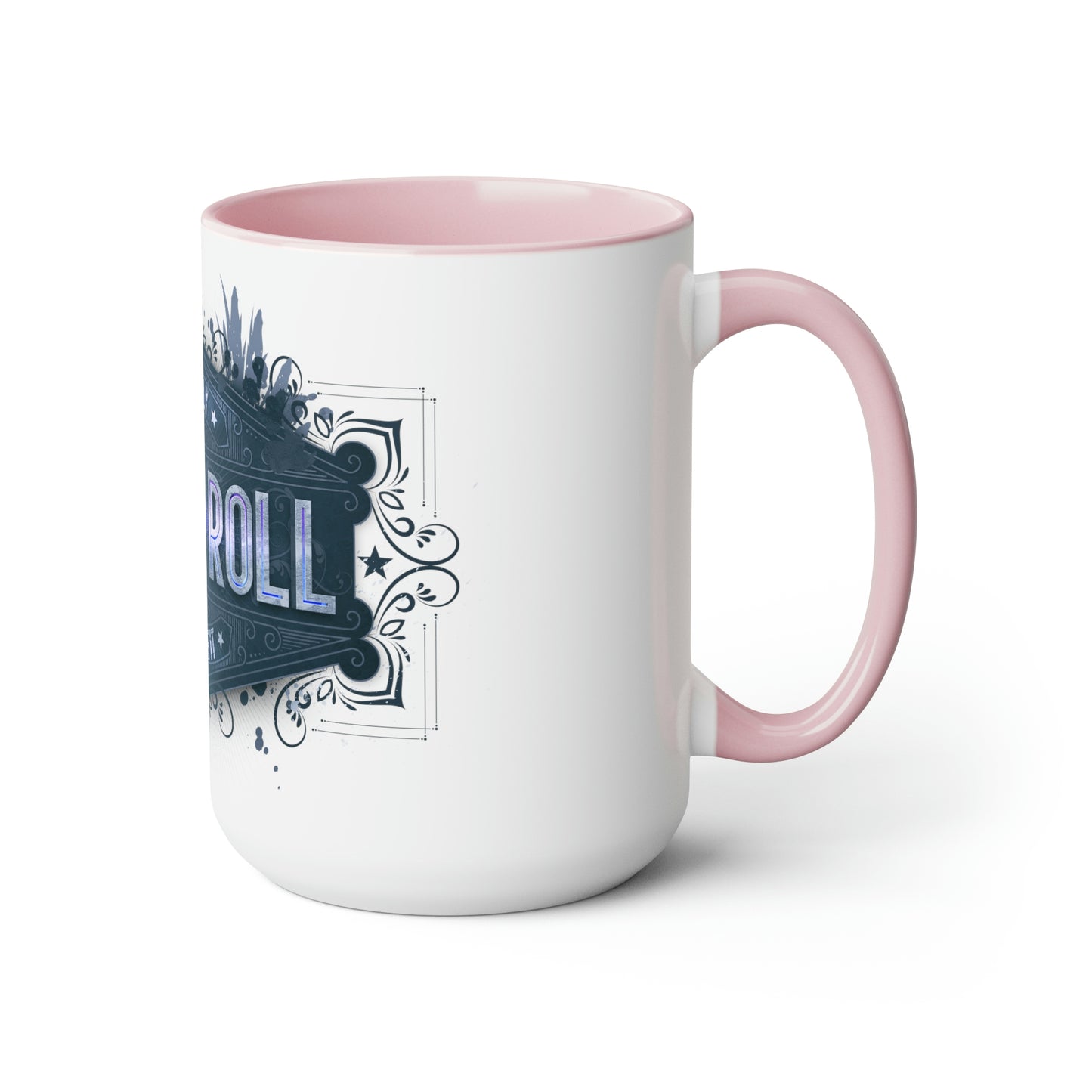 Two-Tone Coffee Mugs, 15oz