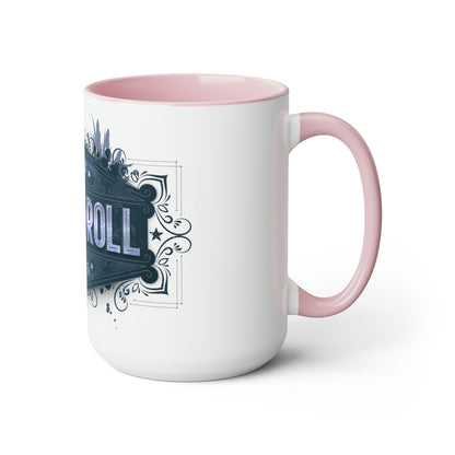 Two-Tone Coffee Mugs, 15oz