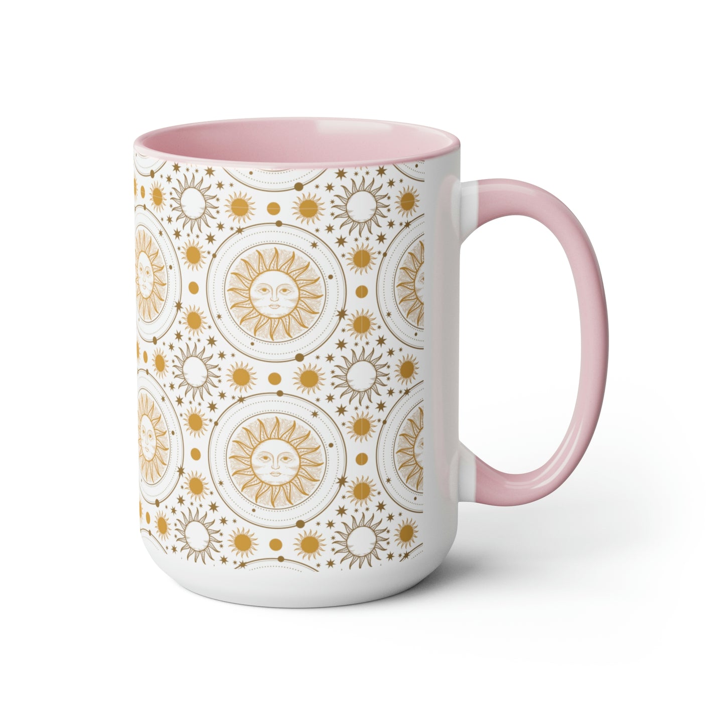 Two-Tone Coffee Mugs, 15oz