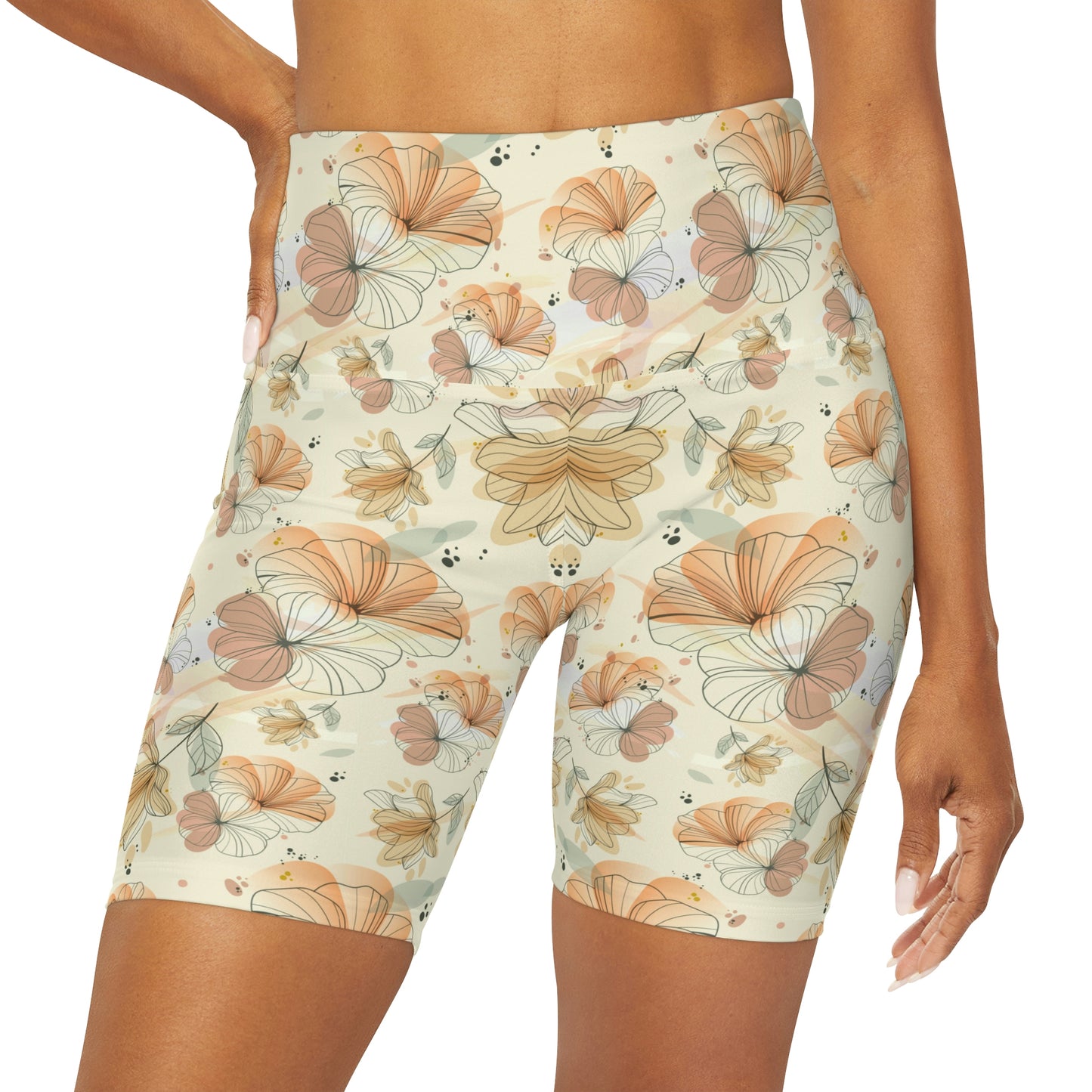 High Waisted Yoga Shorts