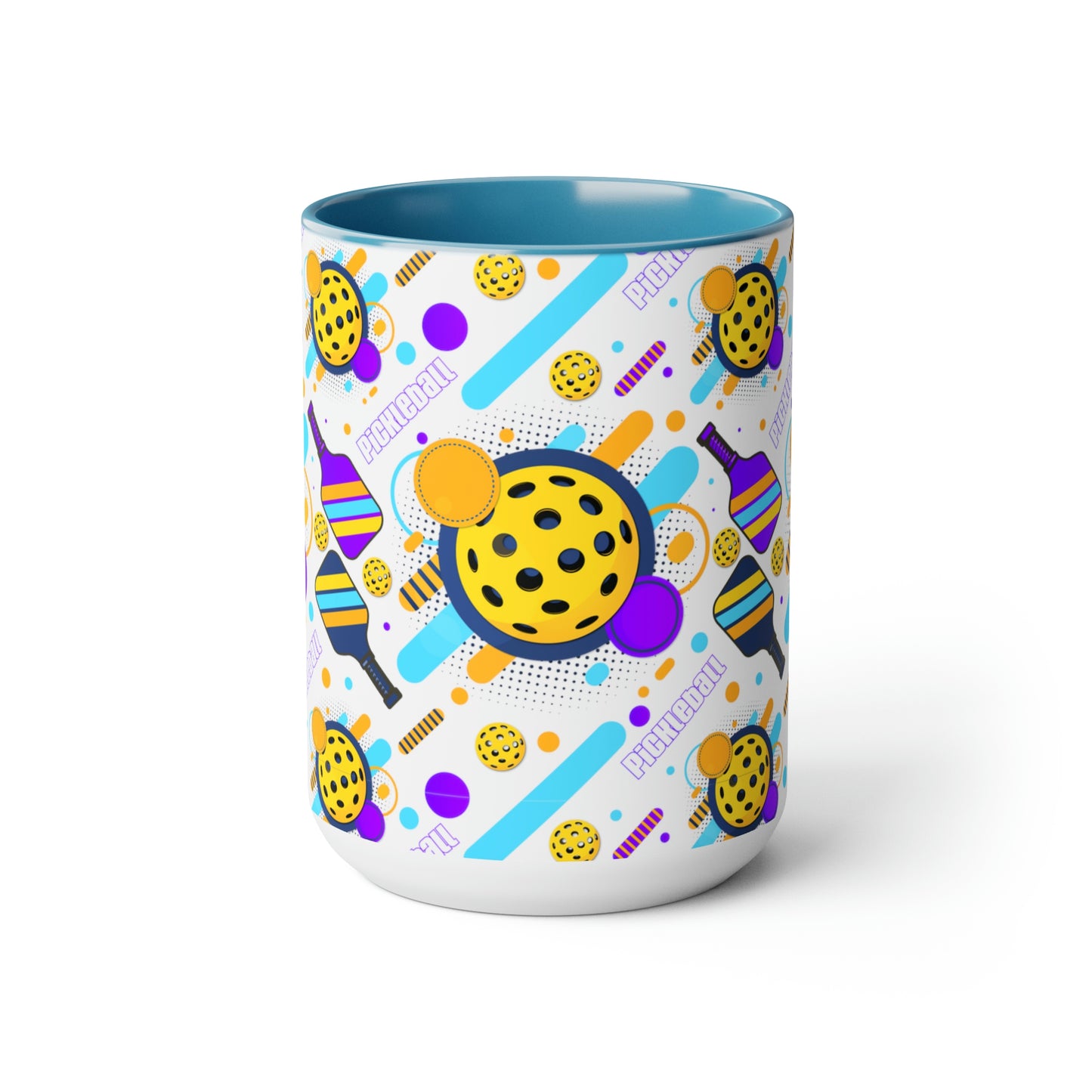 Two-Tone Coffee Mugs, 15oz