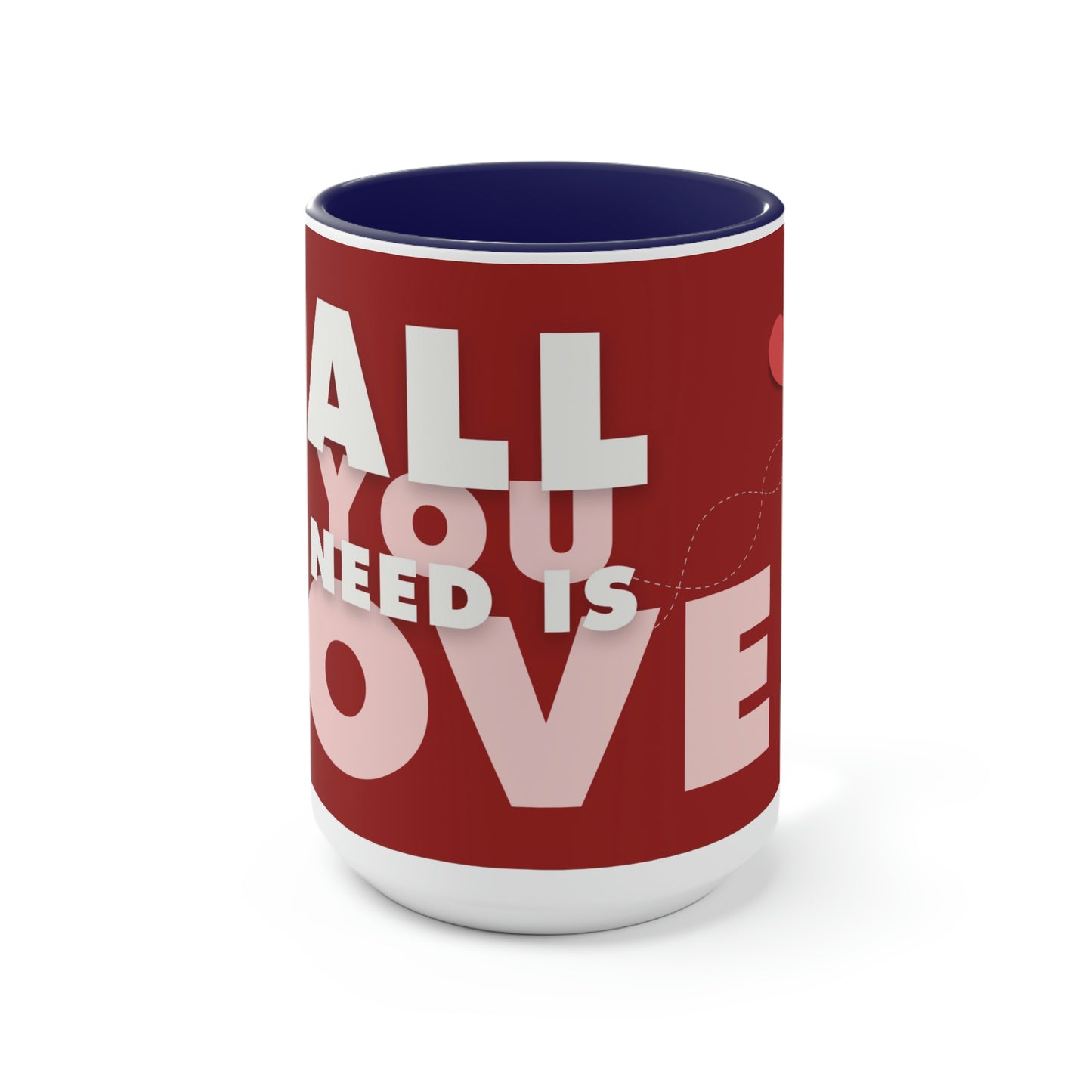 Two-Tone Coffee Mugs, 15oz