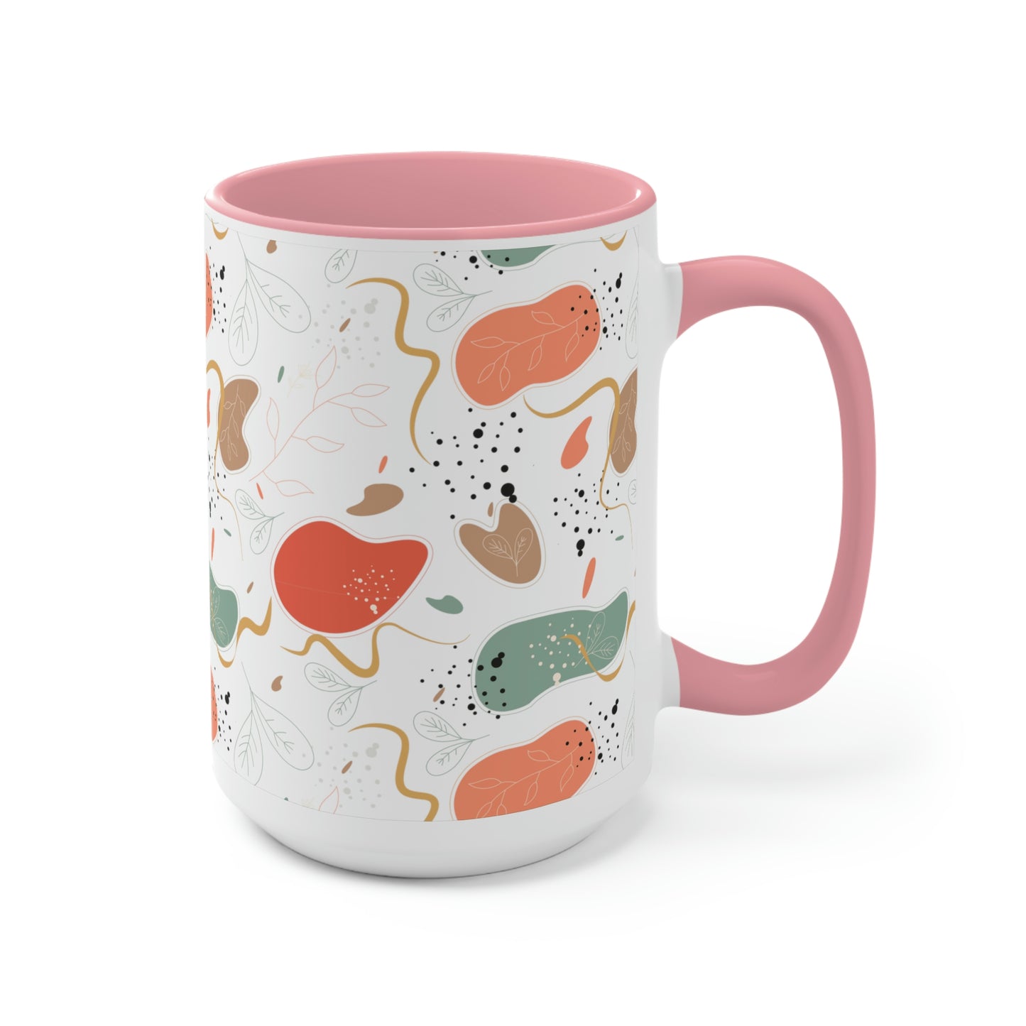 Two-Tone Coffee Mugs, 15oz