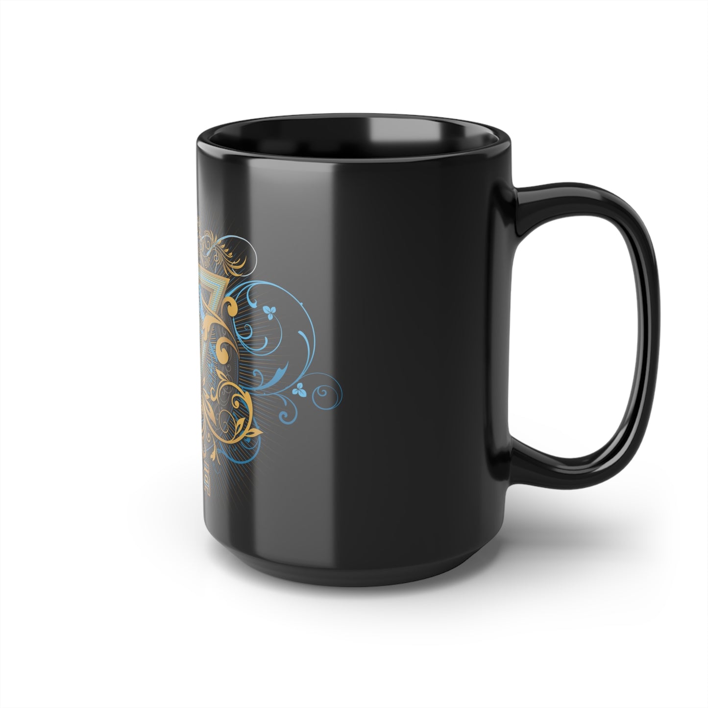 Black Mug, 15oz