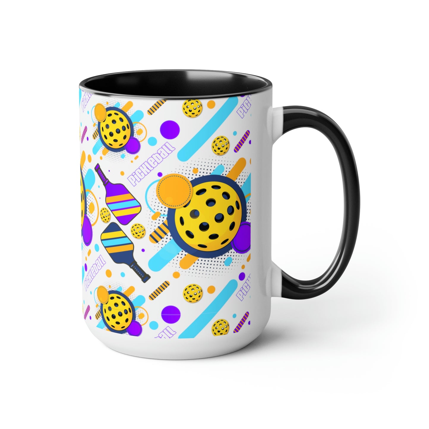 Two-Tone Coffee Mugs, 15oz