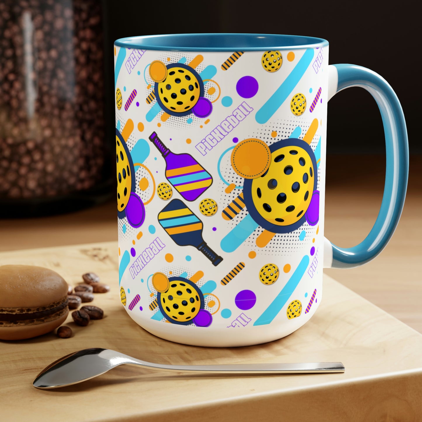 Two-Tone Coffee Mugs, 15oz