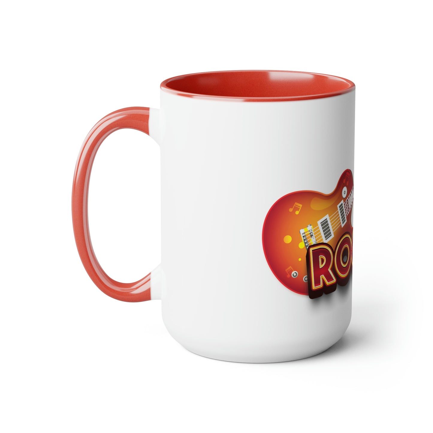 Two-Tone Coffee Mugs, 15oz
