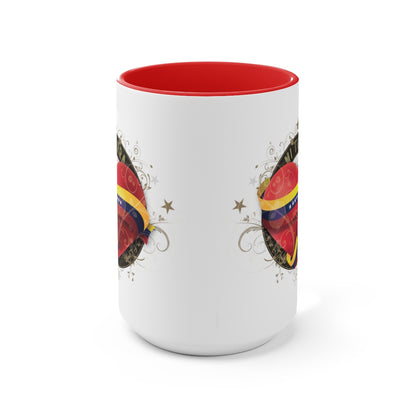 Two-Tone Coffee Mugs, 15oz