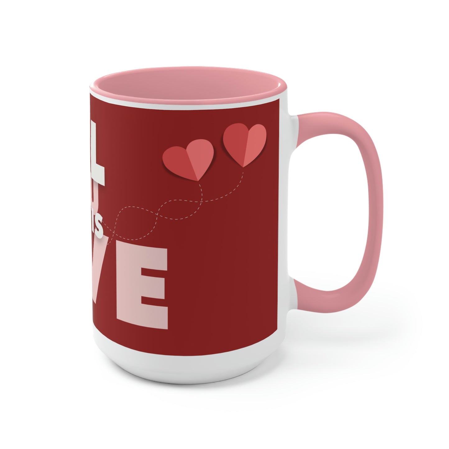 Two-Tone Coffee Mugs, 15oz