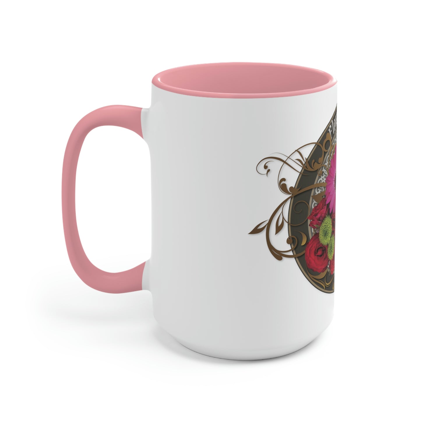 Two-Tone Coffee Mugs, 15oz