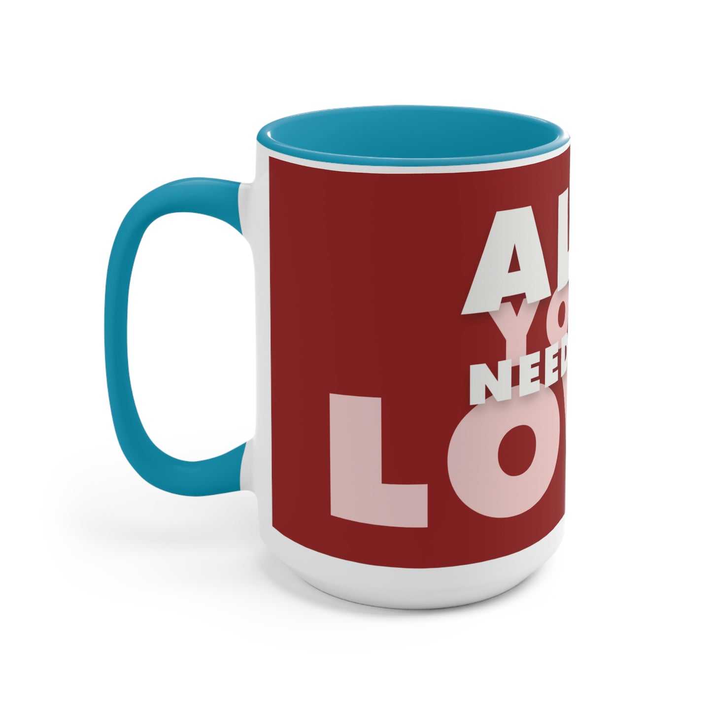 Two-Tone Coffee Mugs, 15oz