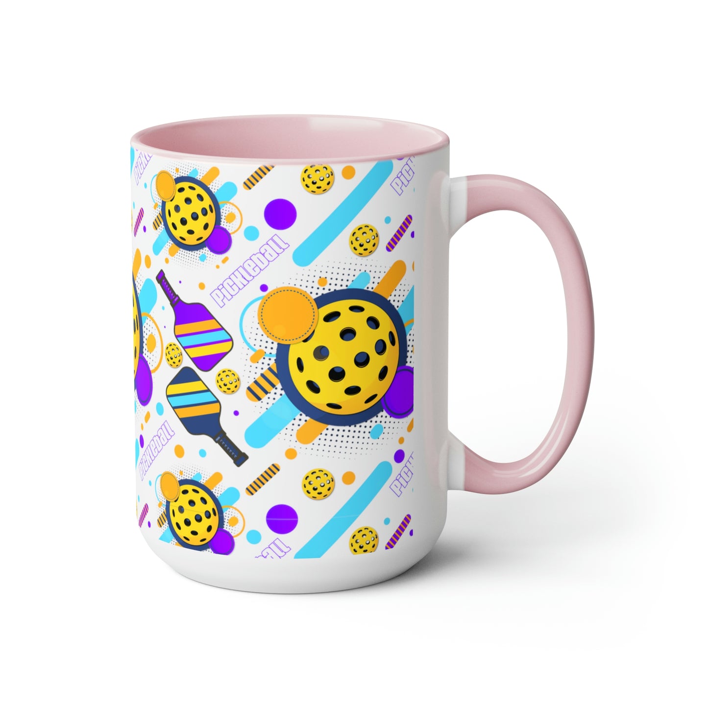 Two-Tone Coffee Mugs, 15oz