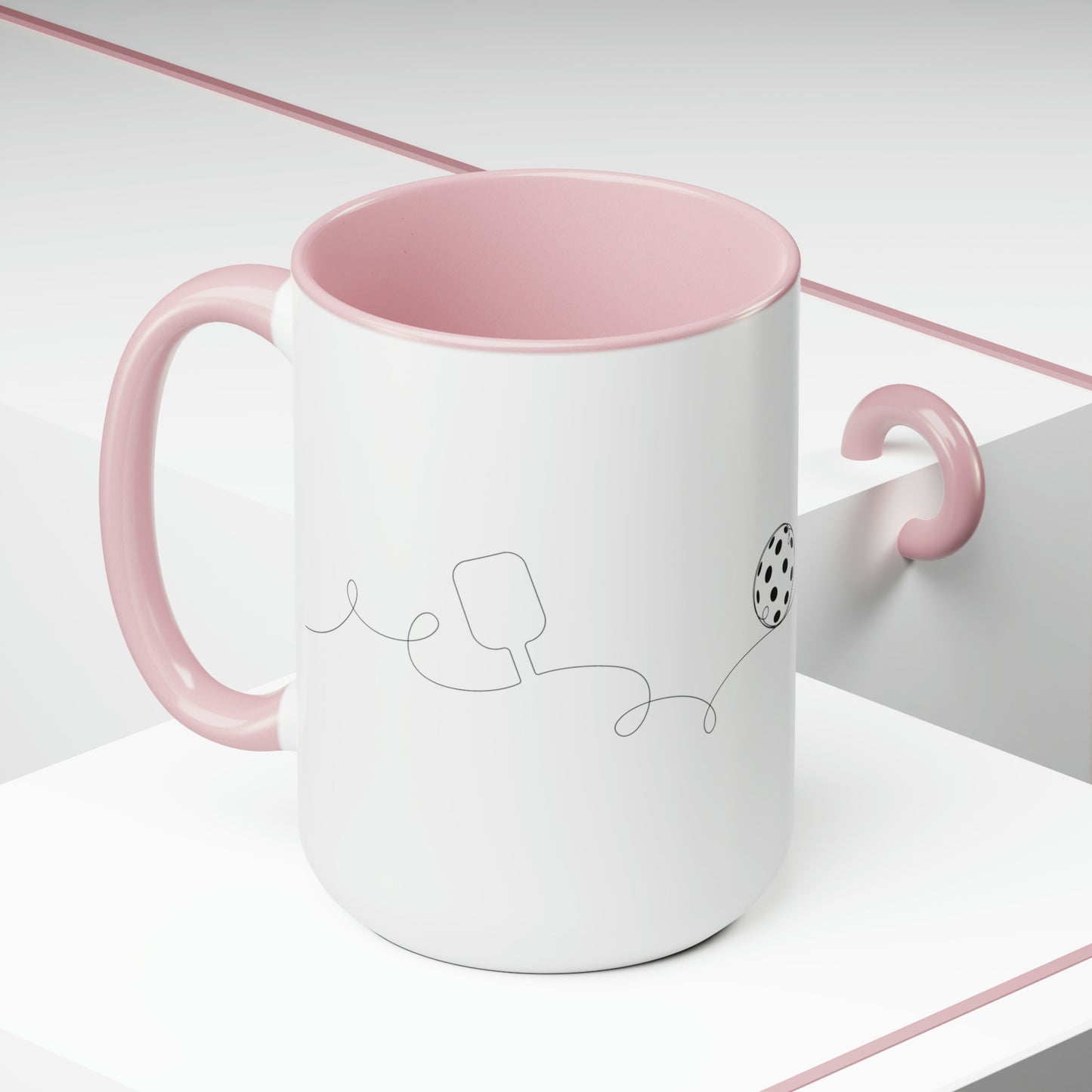 Two-Tone Coffee Mugs, 15oz