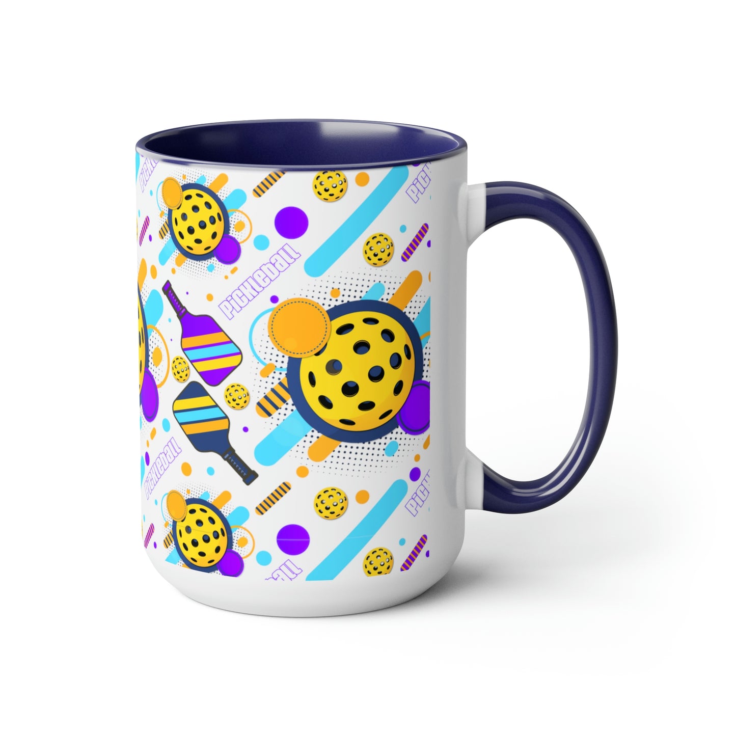 Two-Tone Coffee Mugs, 15oz