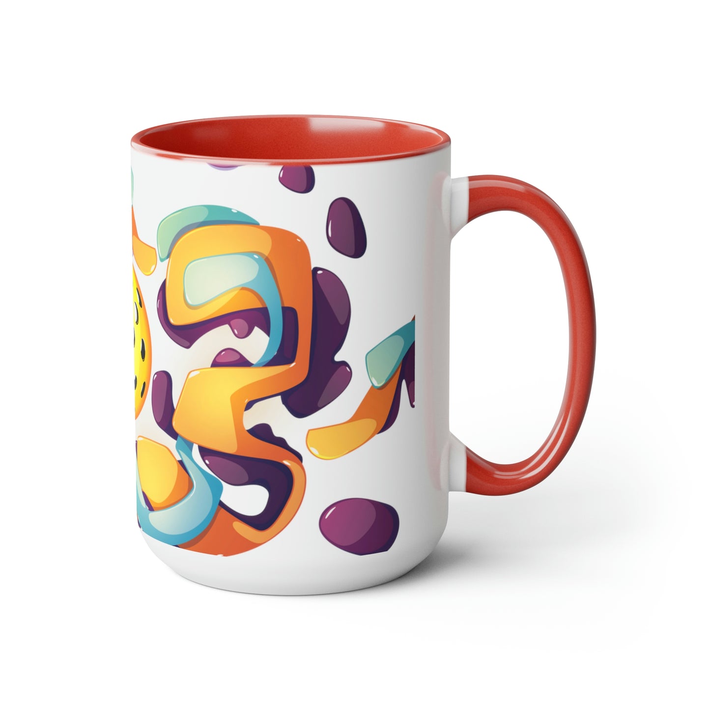 Two-Tone Coffee Mugs, 15oz