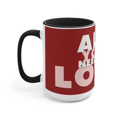 Two-Tone Coffee Mugs, 15oz