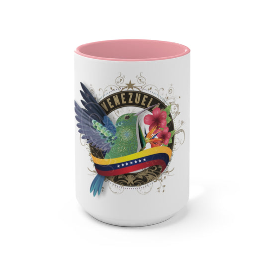 Two-Tone Coffee Mugs, 15oz