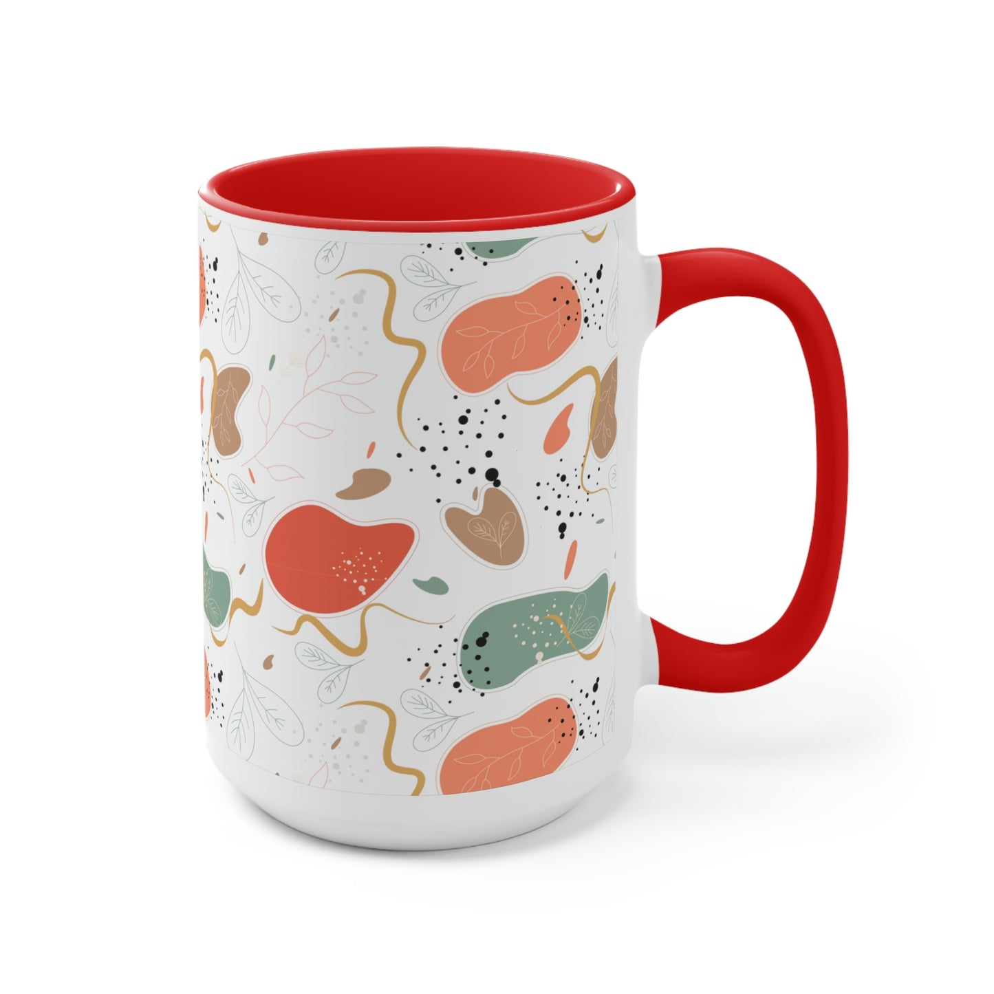 Two-Tone Coffee Mugs, 15oz