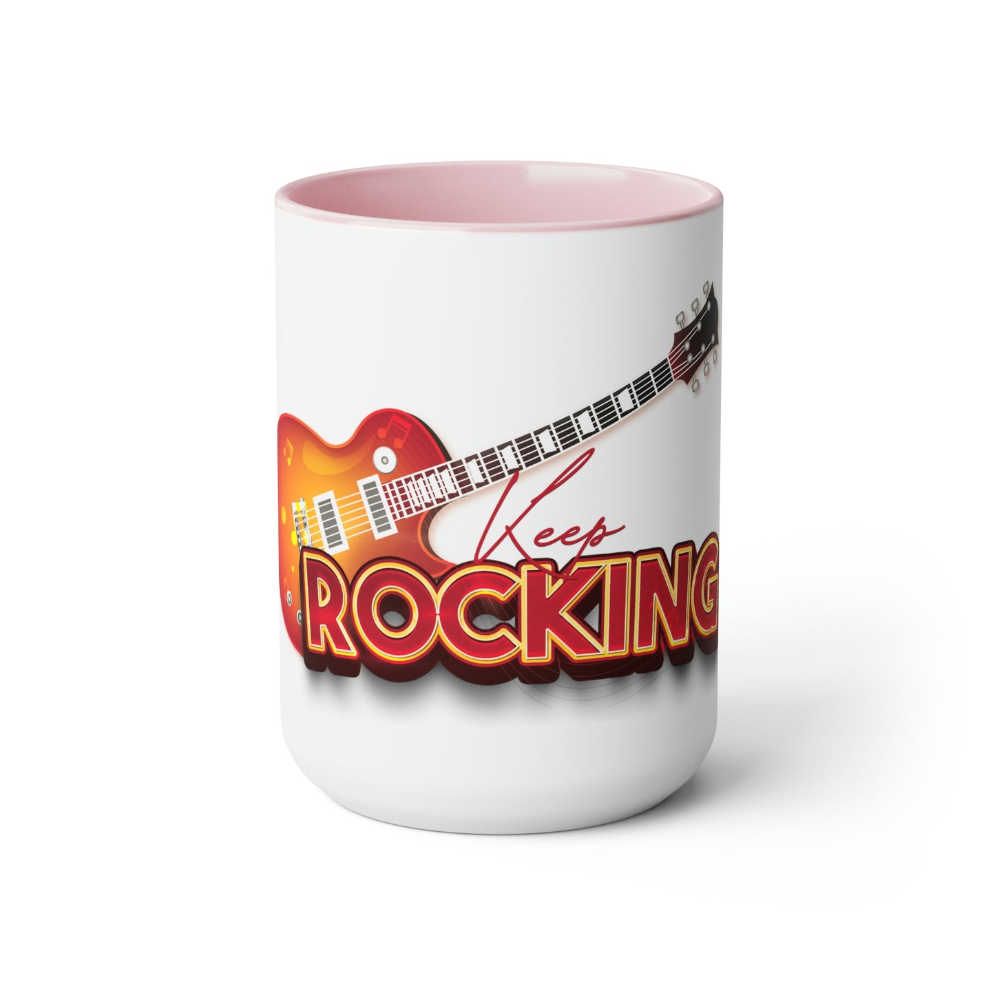 Two-Tone Coffee Mugs, 15oz