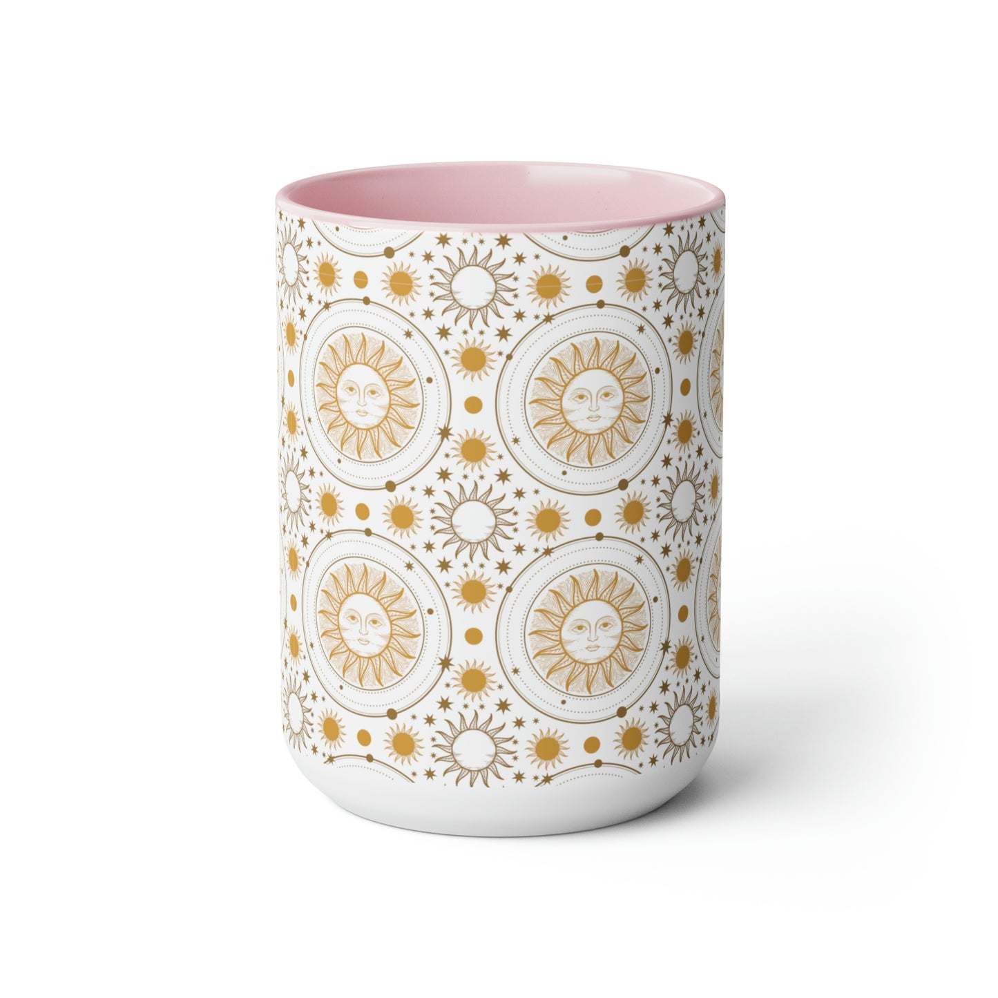 Two-Tone Coffee Mugs, 15oz