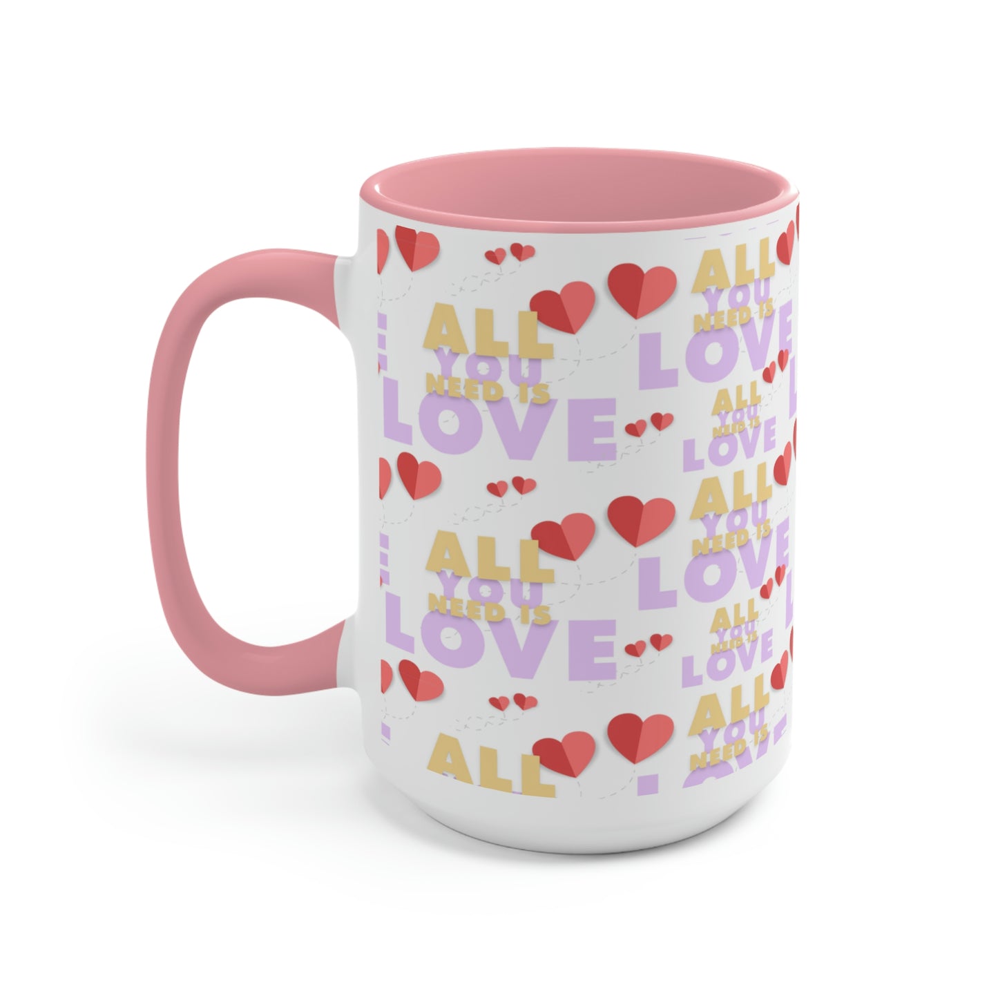 Two-Tone Coffee Mugs, 15oz