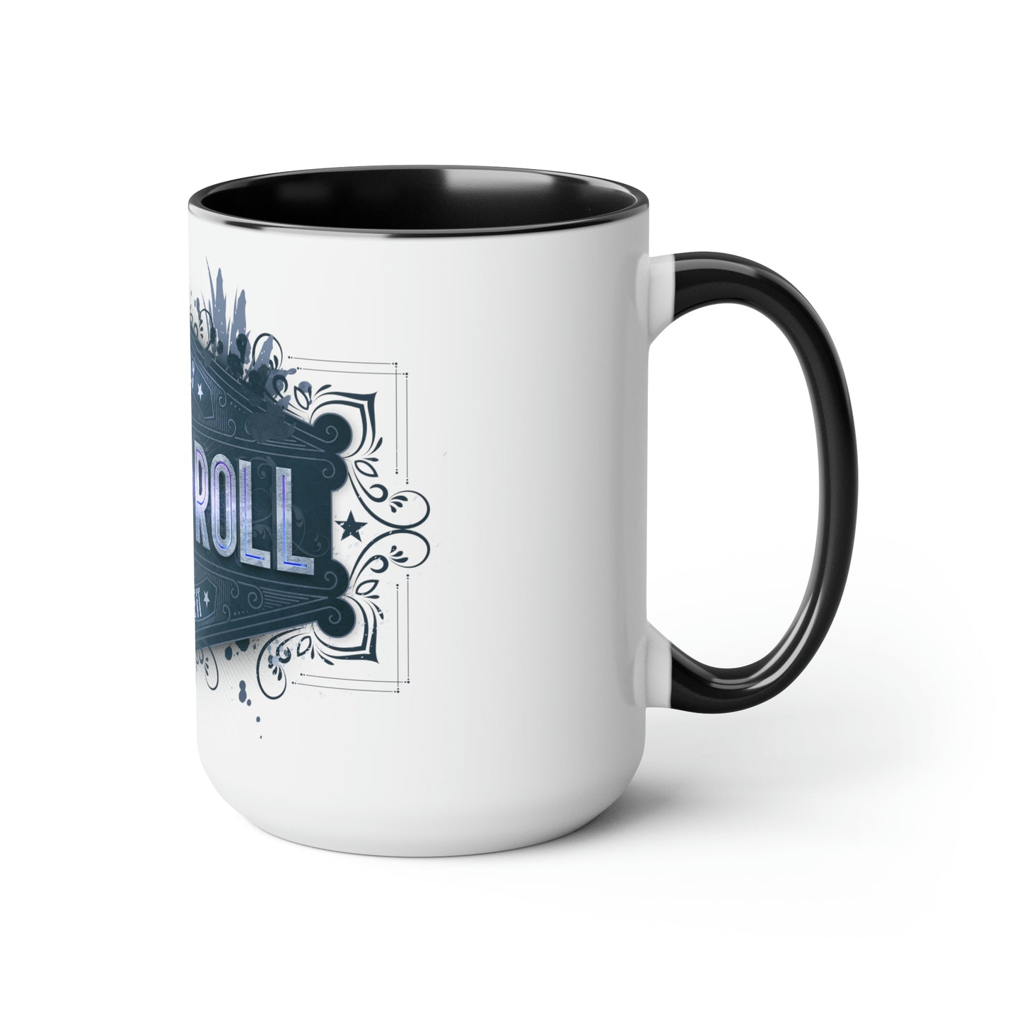 Two-Tone Coffee Mugs, 15oz