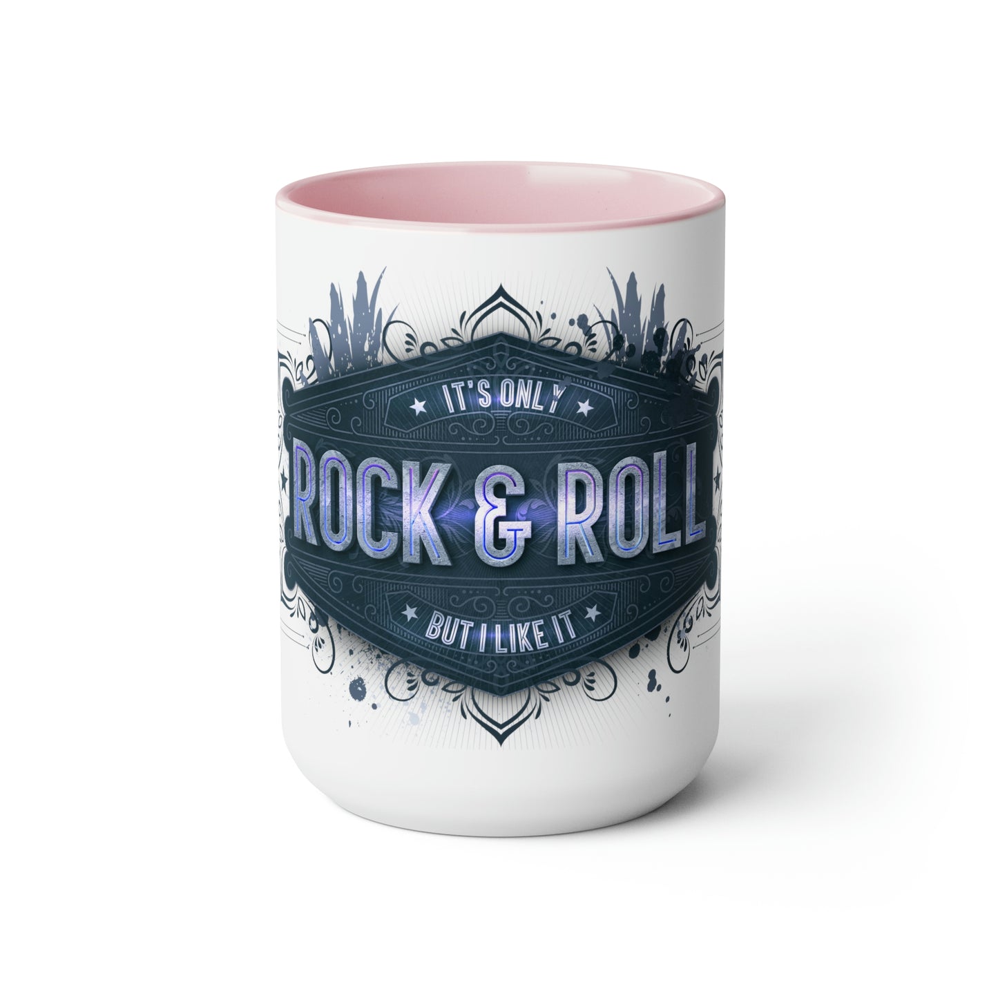 Two-Tone Coffee Mugs, 15oz