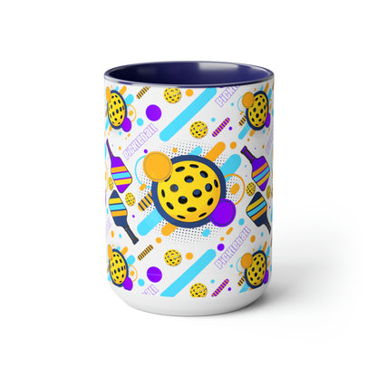 Two-Tone Coffee Mugs, 15oz