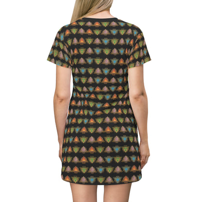 All Over Print T-Shirt Dress