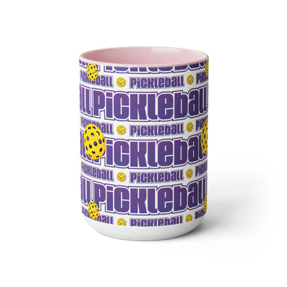 Two-Tone Coffee Mugs, 15oz