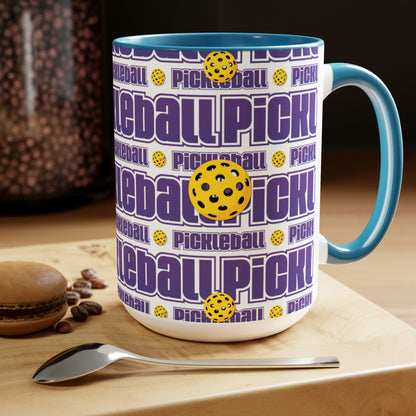 Two-Tone Coffee Mugs, 15oz