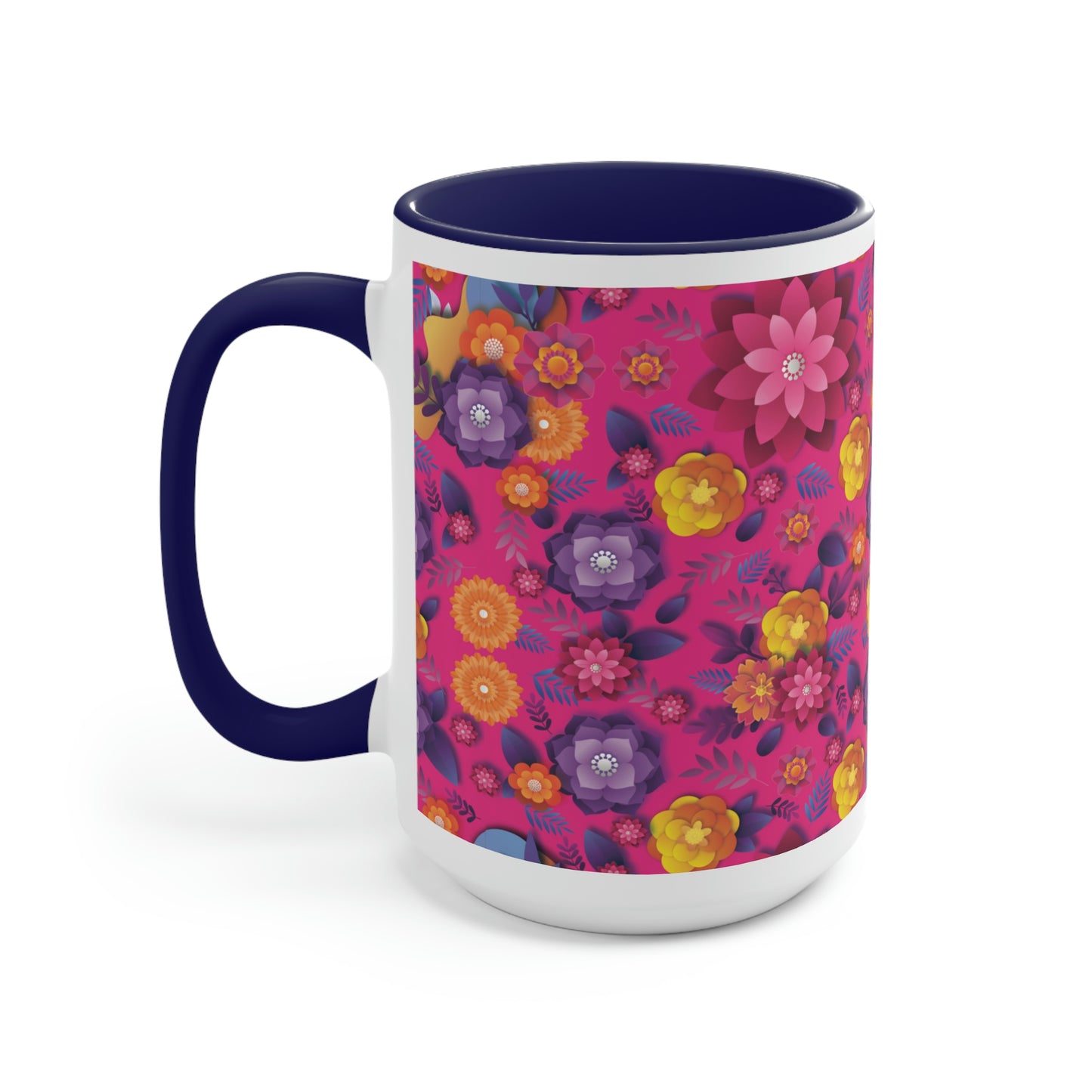 Two-Tone Coffee Mugs, 15oz